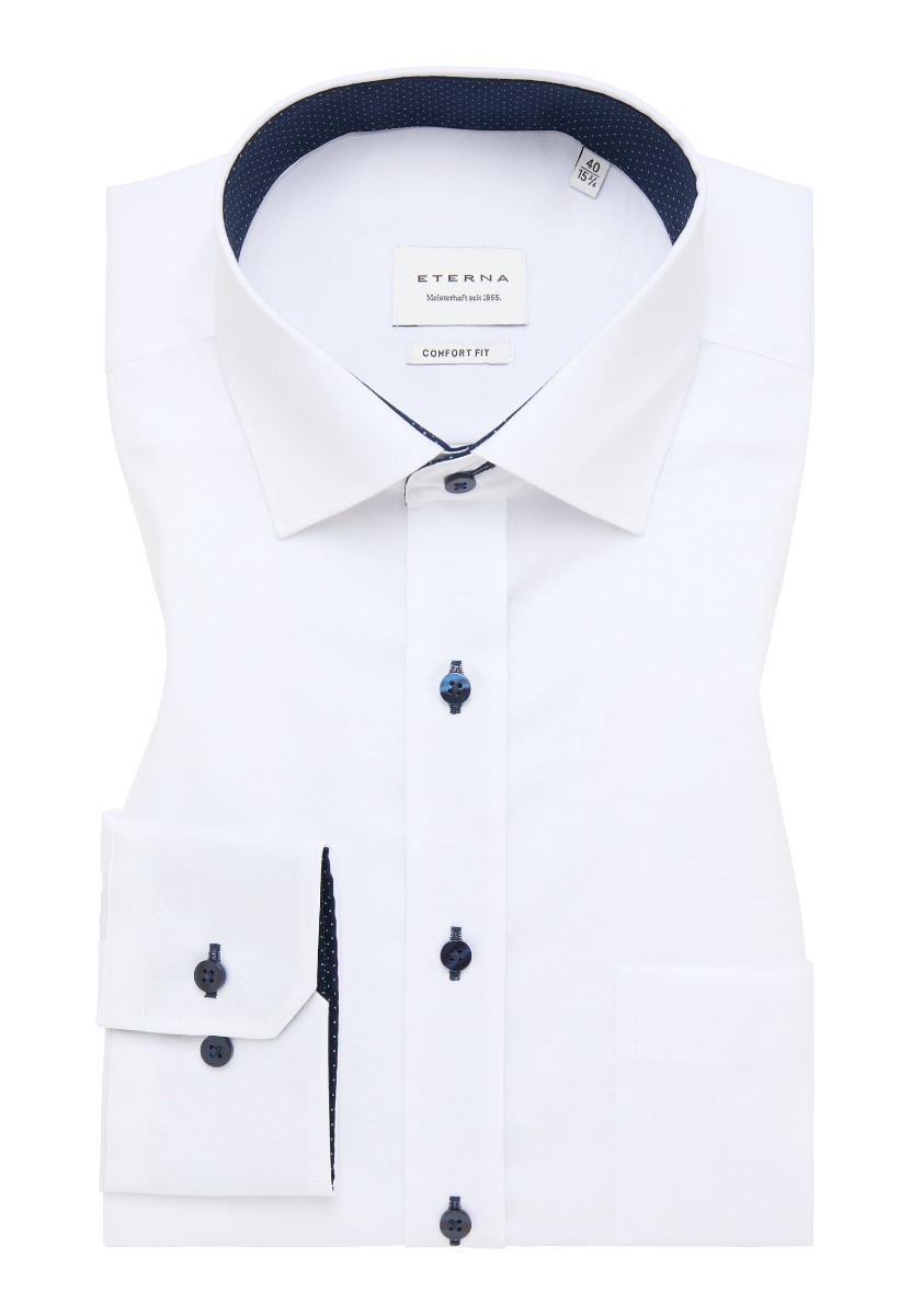 Eterna - Blackline Skjorte - Hvid